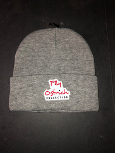 Fly Ostrich Signature Patch Beanie
