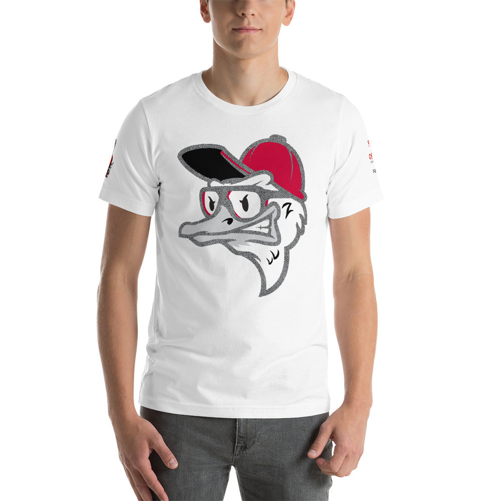 Fly Ostrich Face Mascot (“Elephant” Print) T-Shirt